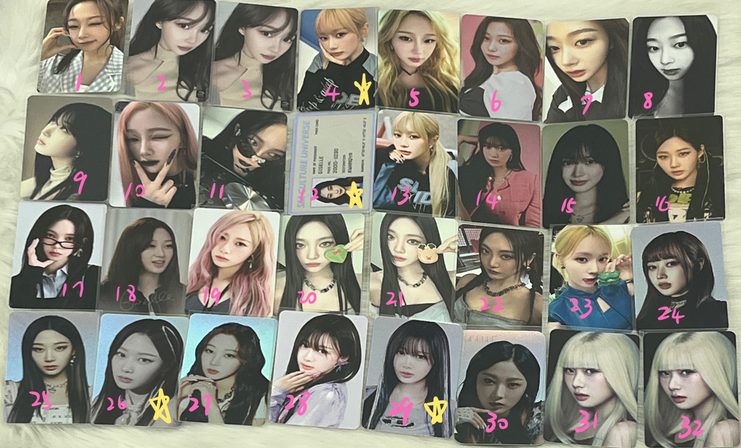 此圖的卡皆為50塊 有星號的要綁50塊區沒有星號的卡