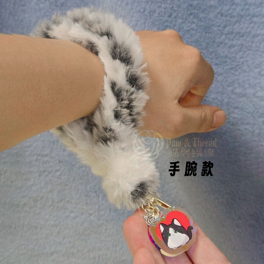 【Paw＆Thread】陪伴系列｜原創喵絨掛繩-手腕款