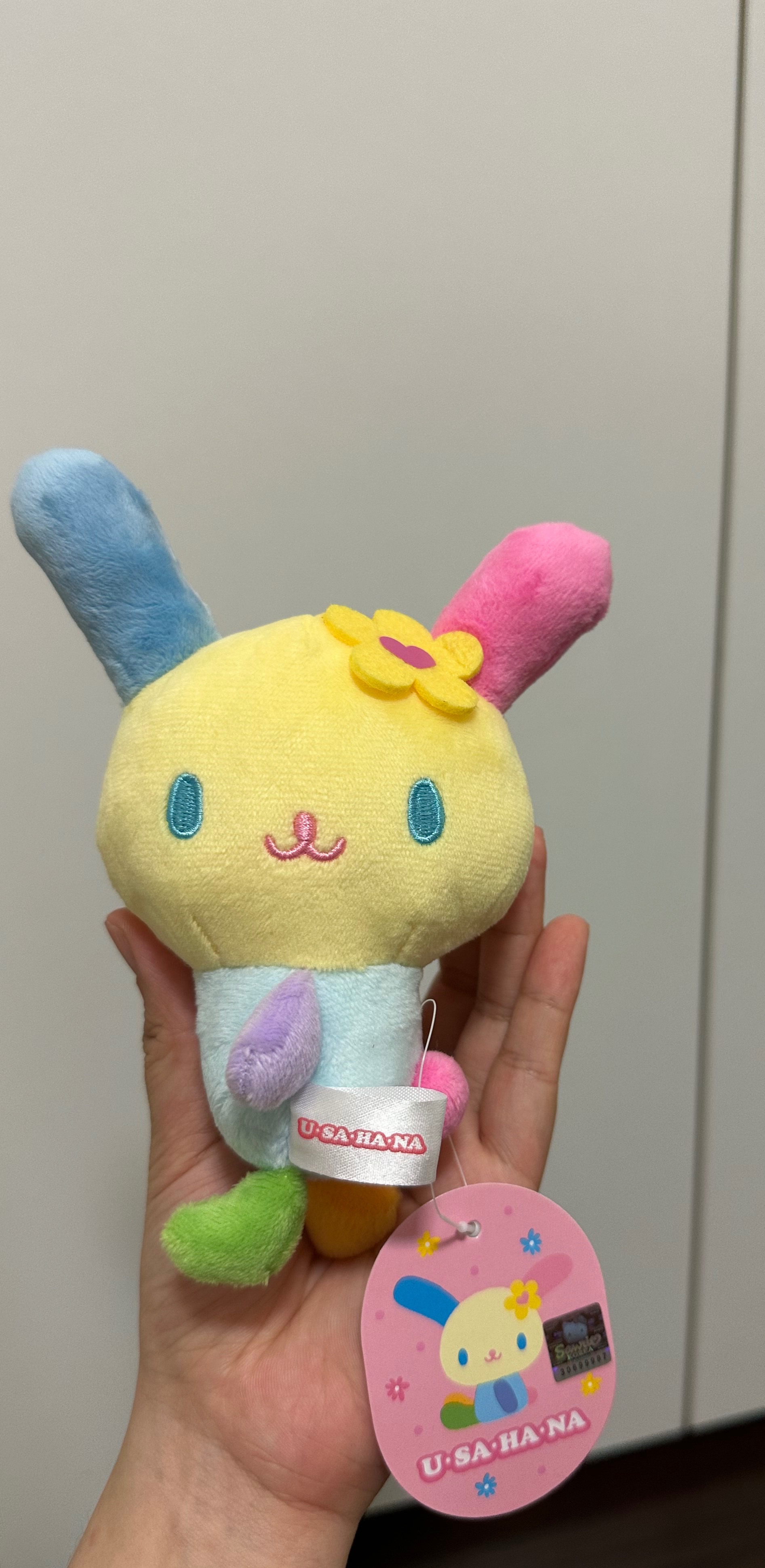 （限時特惠）側姿花花愛心花小兔吊飾