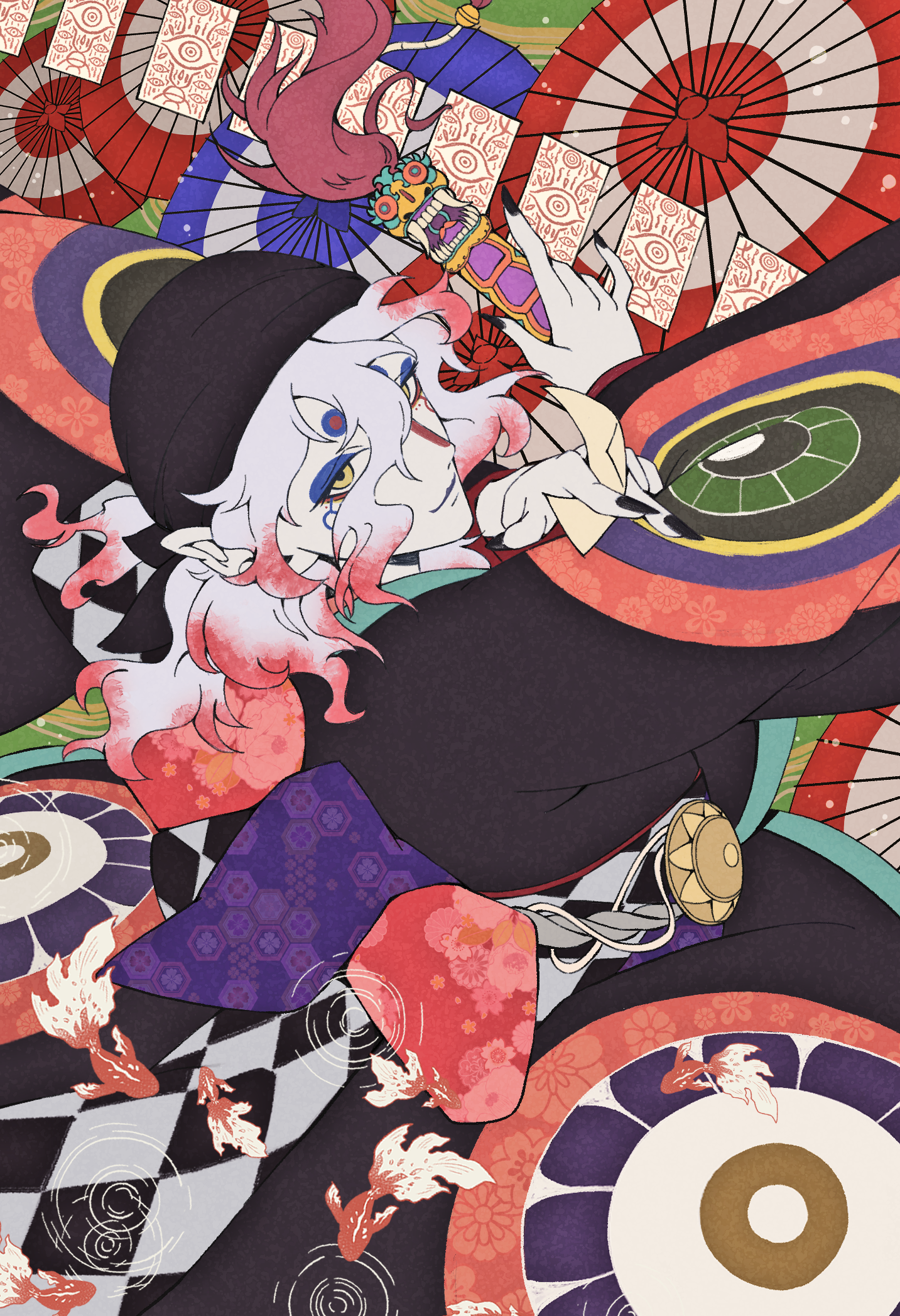 賣藥郎雙面明信片