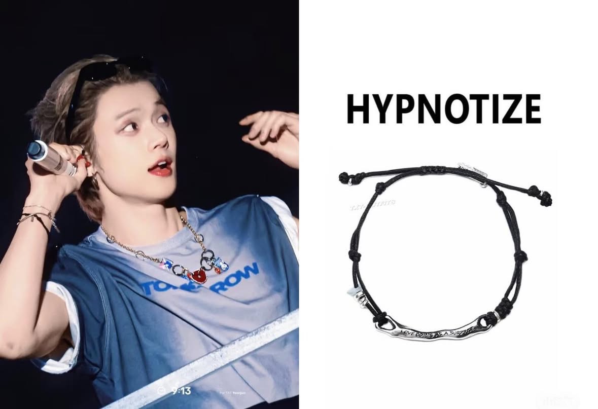 HYPNOTIZE TXT四巡首爾場同款手鍊（然竣同款）