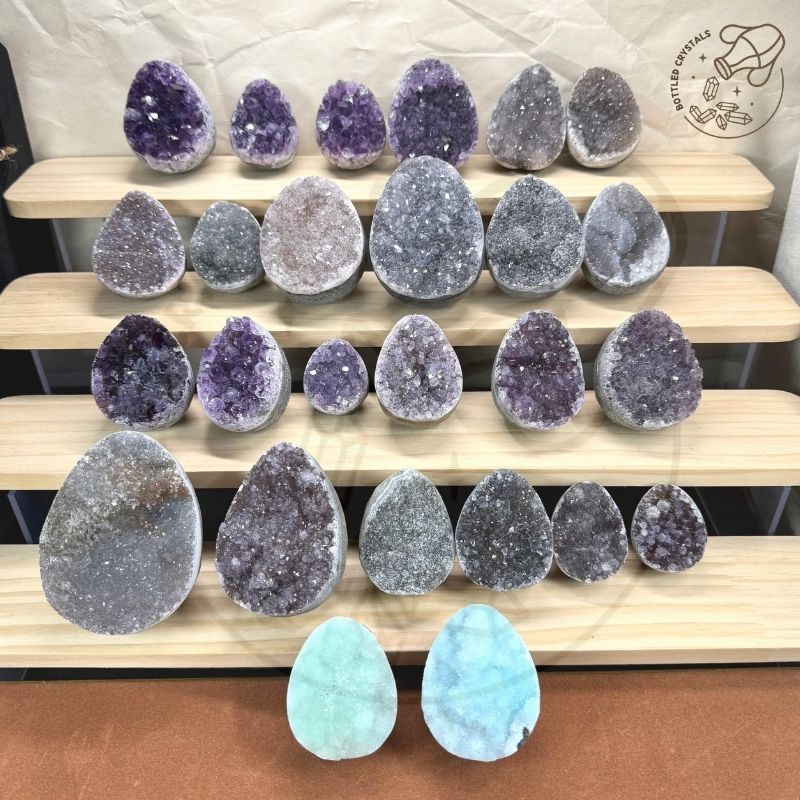 晶蛋 | 天然彩晶 · 多彩層次晶體 | 桌面擺放 · 收藏擺設 | 一物一拍