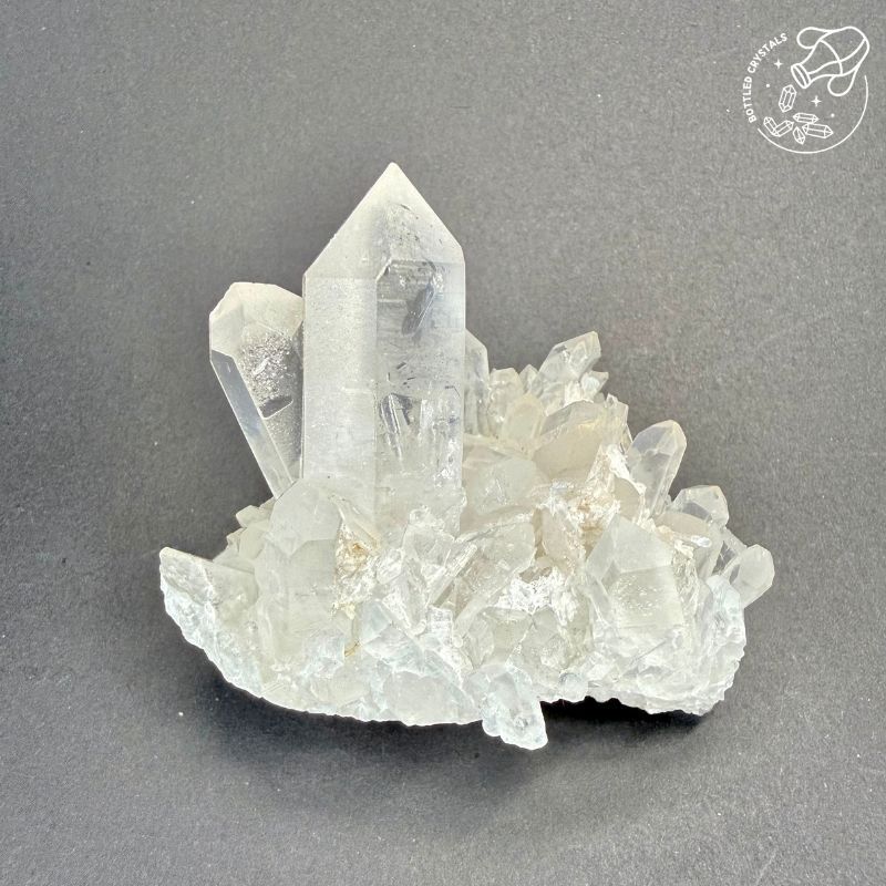 白水晶簇｜111.5g 多晶共生・原石療癒系擺件