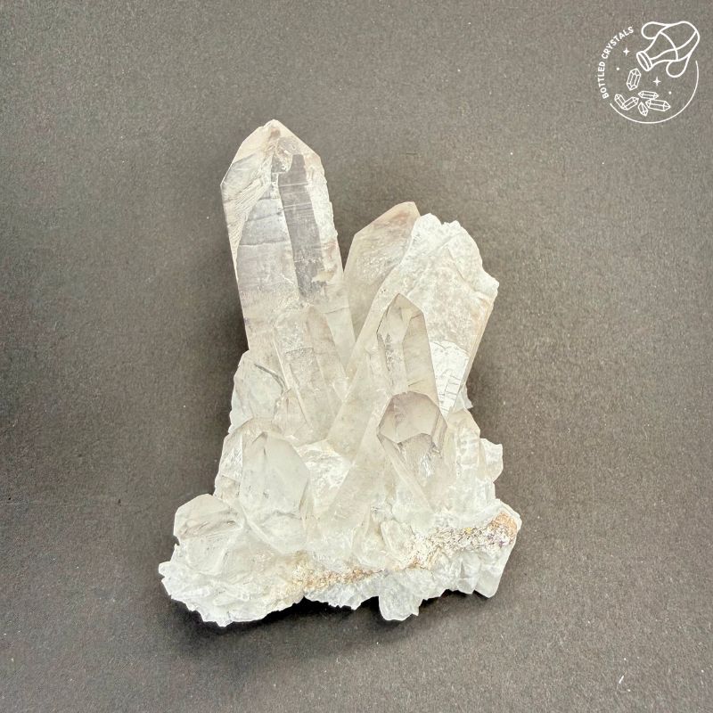 白水晶簇｜129g 多晶共生・原石療癒系擺件