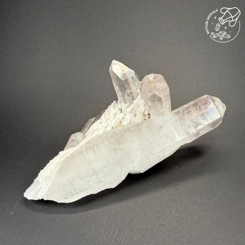 白水晶簇｜350g 多晶共生・原石療癒系擺件