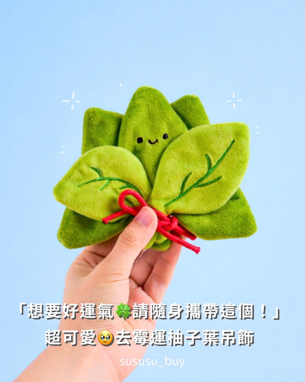 去霉運！好運來葉子吊飾