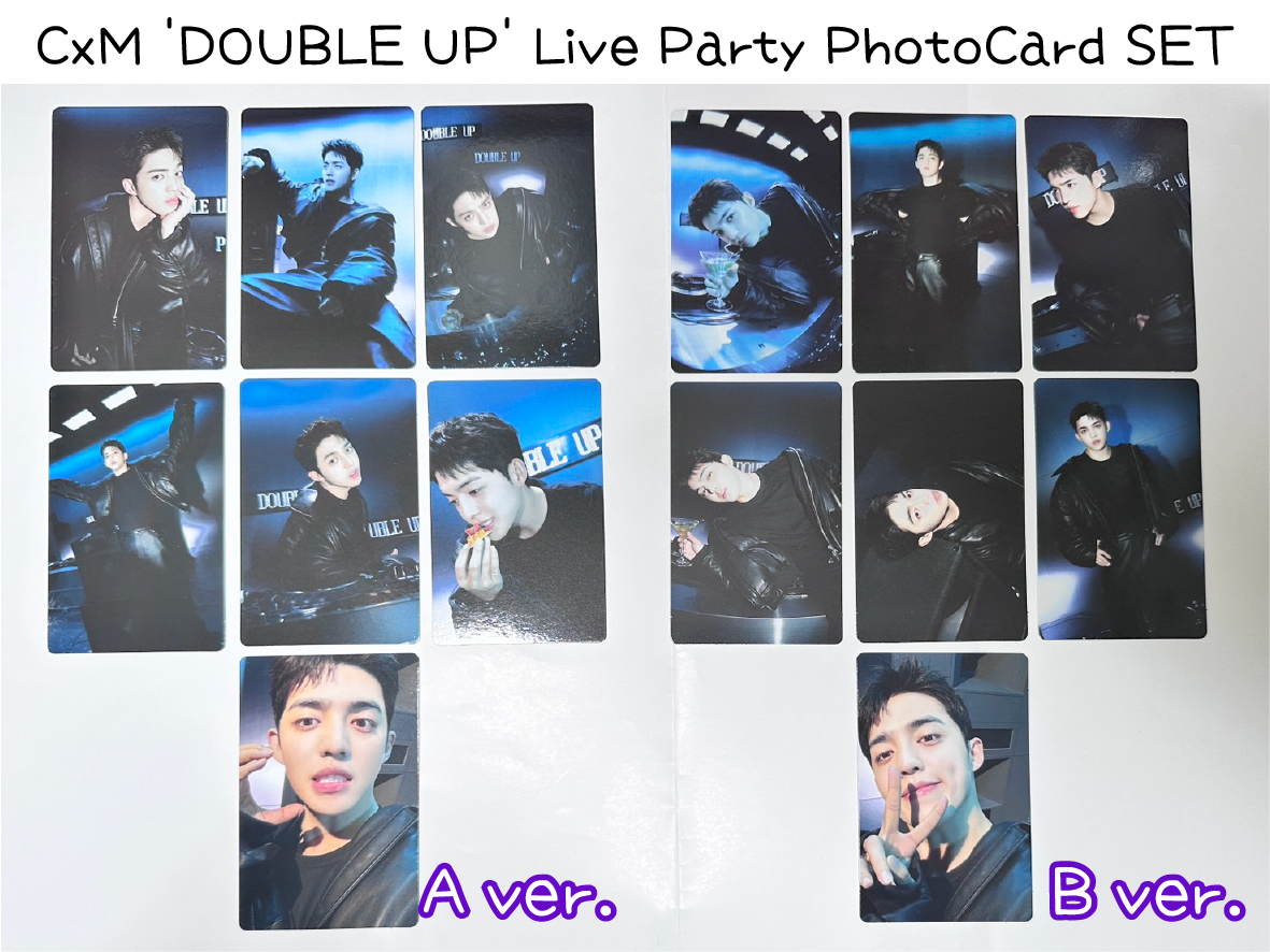 CxM DOUBLE UP 🌟 PhotoCard 哲SET