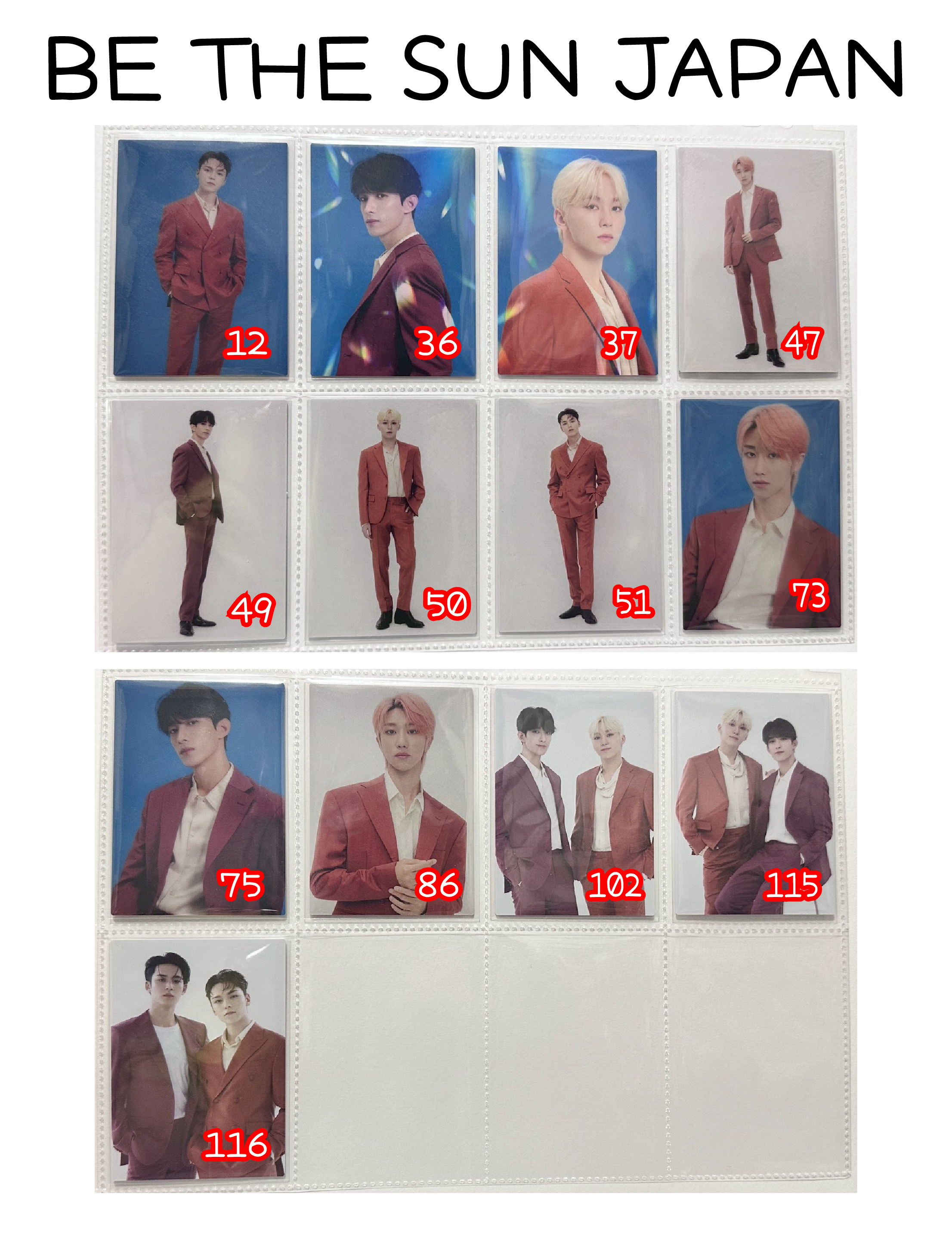 BE THE SUN JAPAN🌟卡包卡