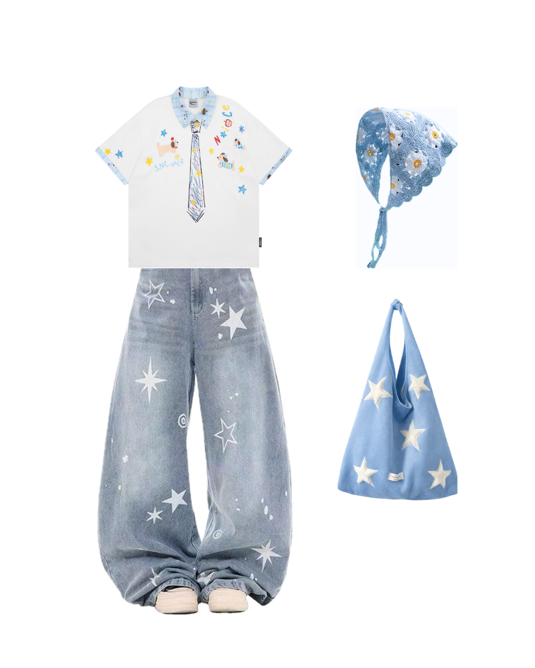 ＜Sumi＞塗鴉風套裝