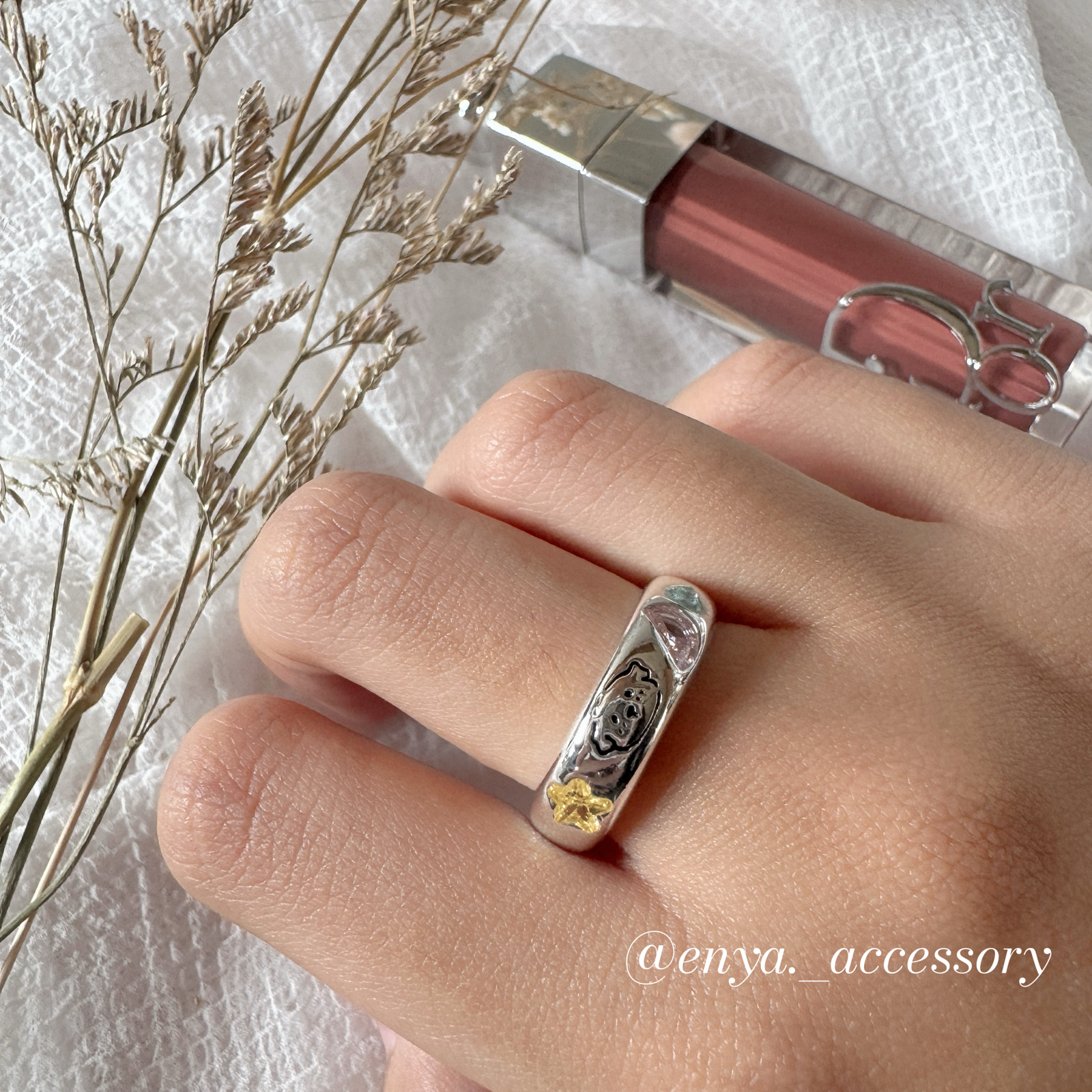 可愛小狗調節戒