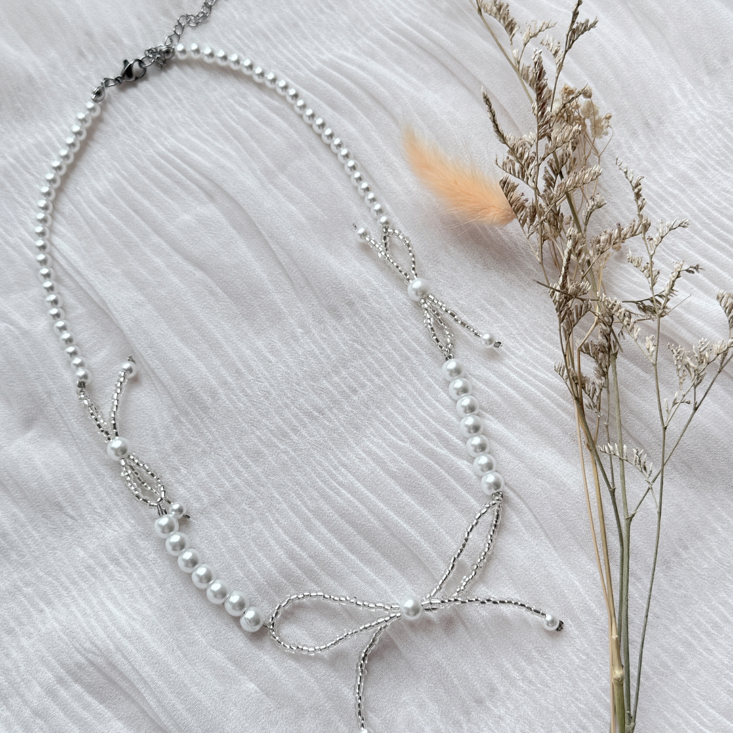 公主珍珠蝴蝶結項鍊🎀