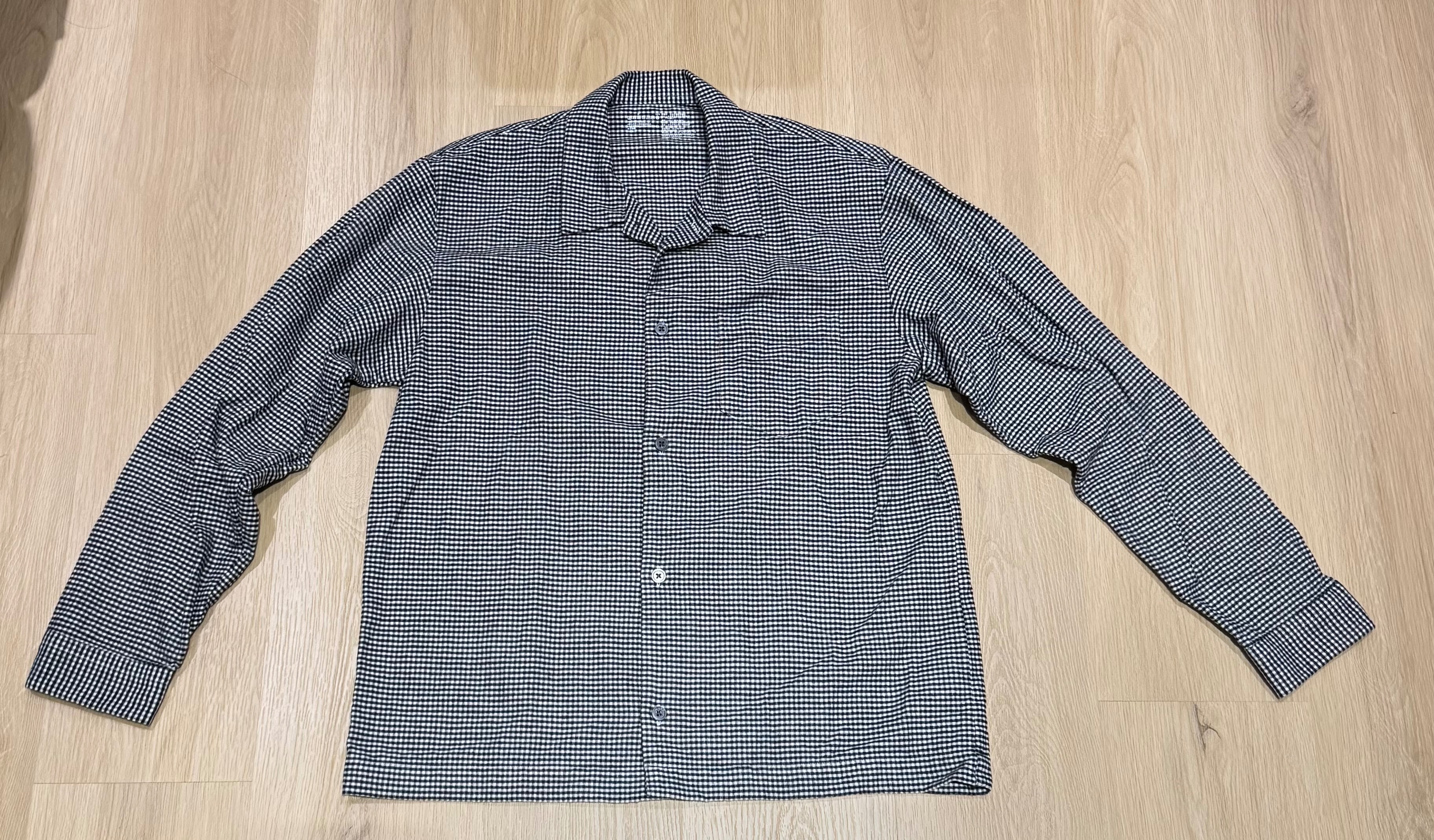 二手無印良品m號襯衫衣長72cm。