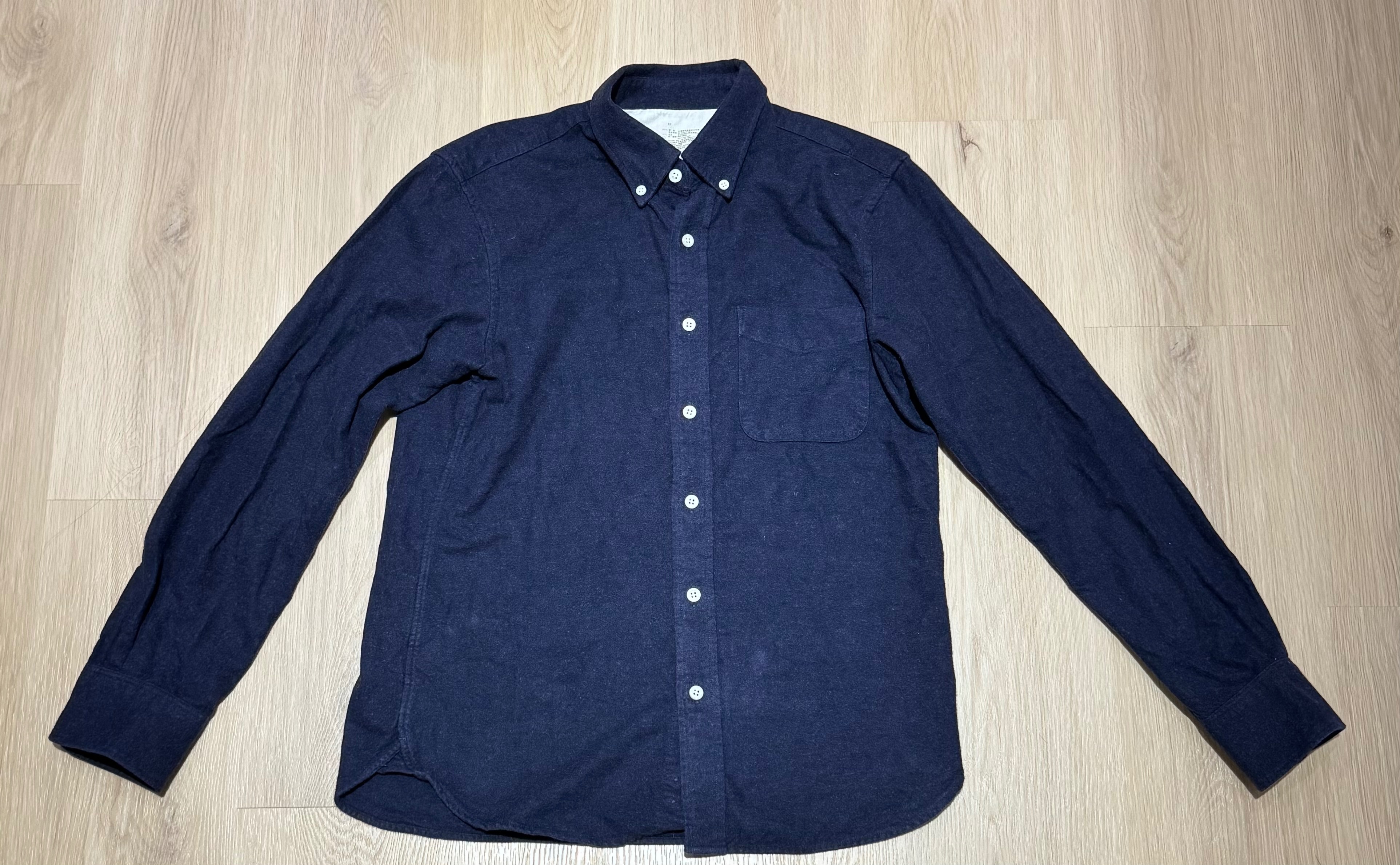 二手無印良品襯衫M號藍色