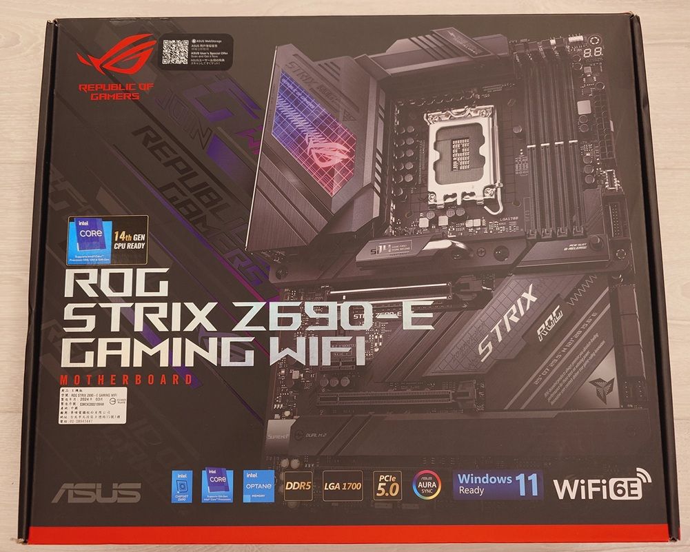ASUS ROG STRIX Z690 E GAMING WIFI 主機板