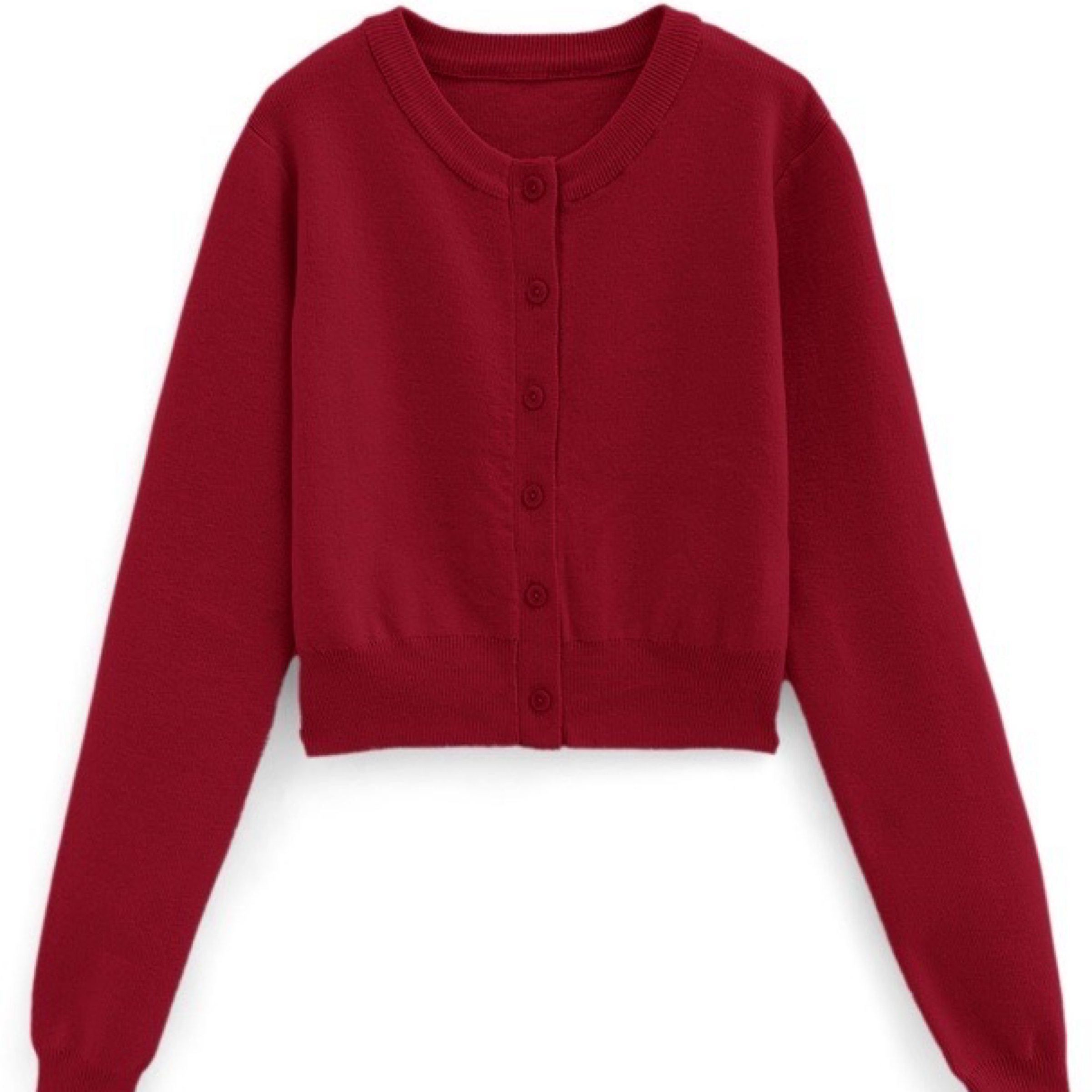 6.短版針織衫（紅） [an1509]