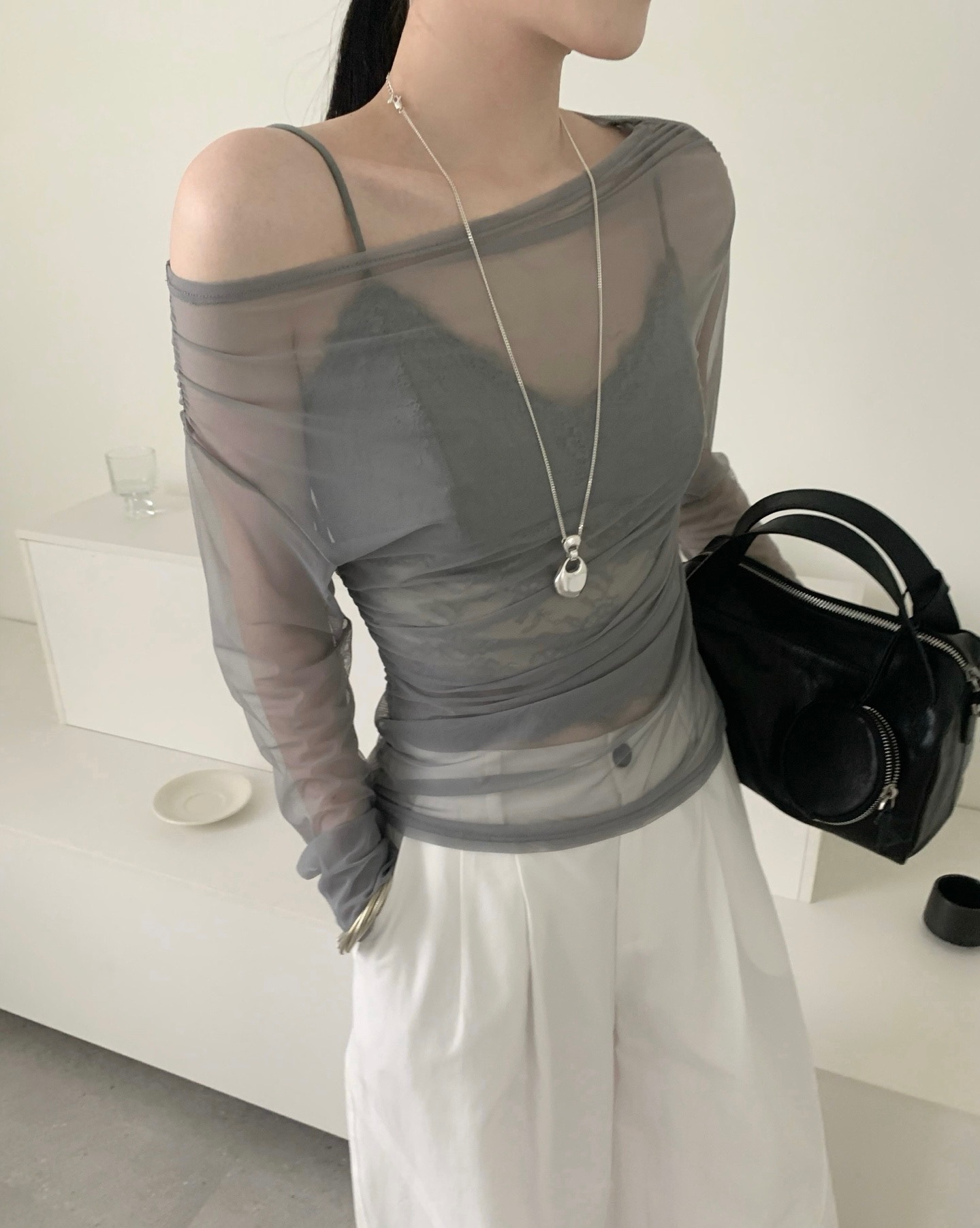 微性感透膚兩件套⊹.✮₊⋆$499