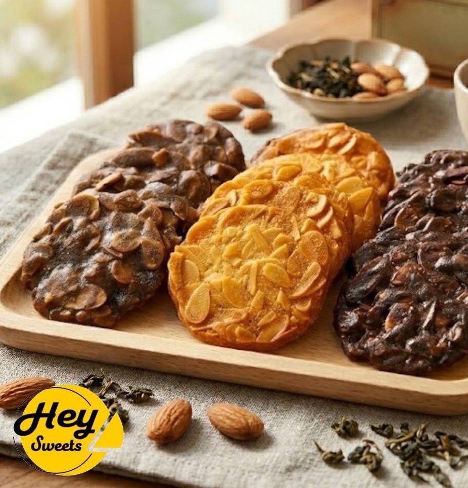 紅韻禮讚．手工台灣茶杏仁厚瓦片