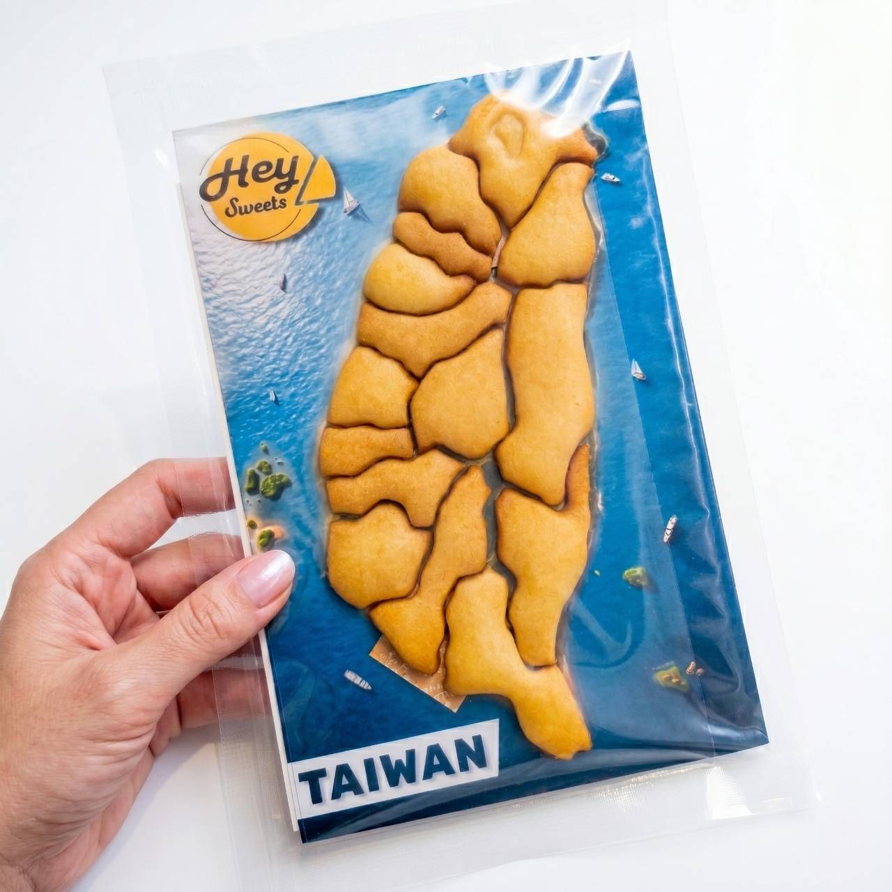 ●新品●【嶼圖．鹽之華奶油脆餅】｜台灣拼圖餅乾