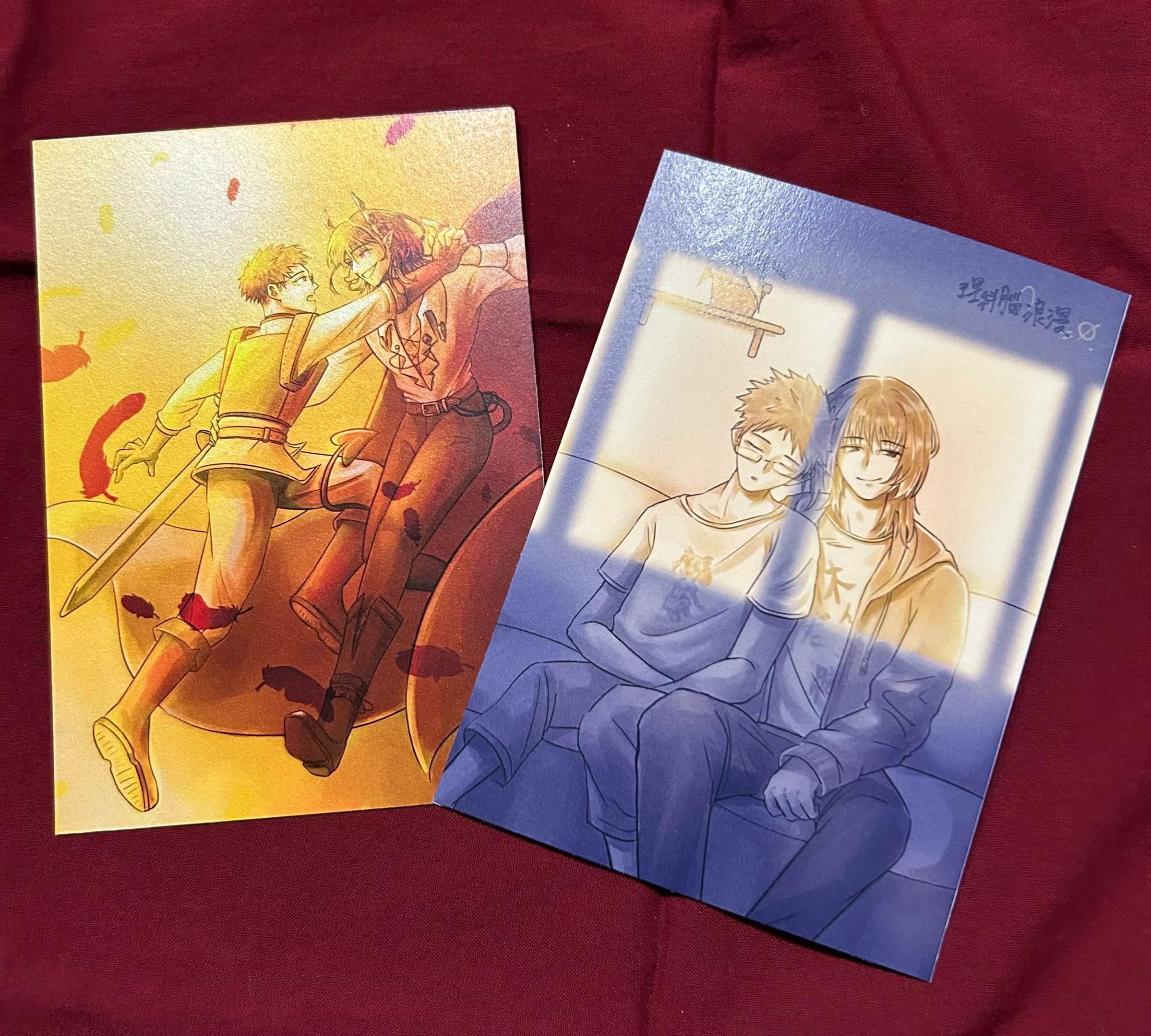 日常＆魔王勇者明信片