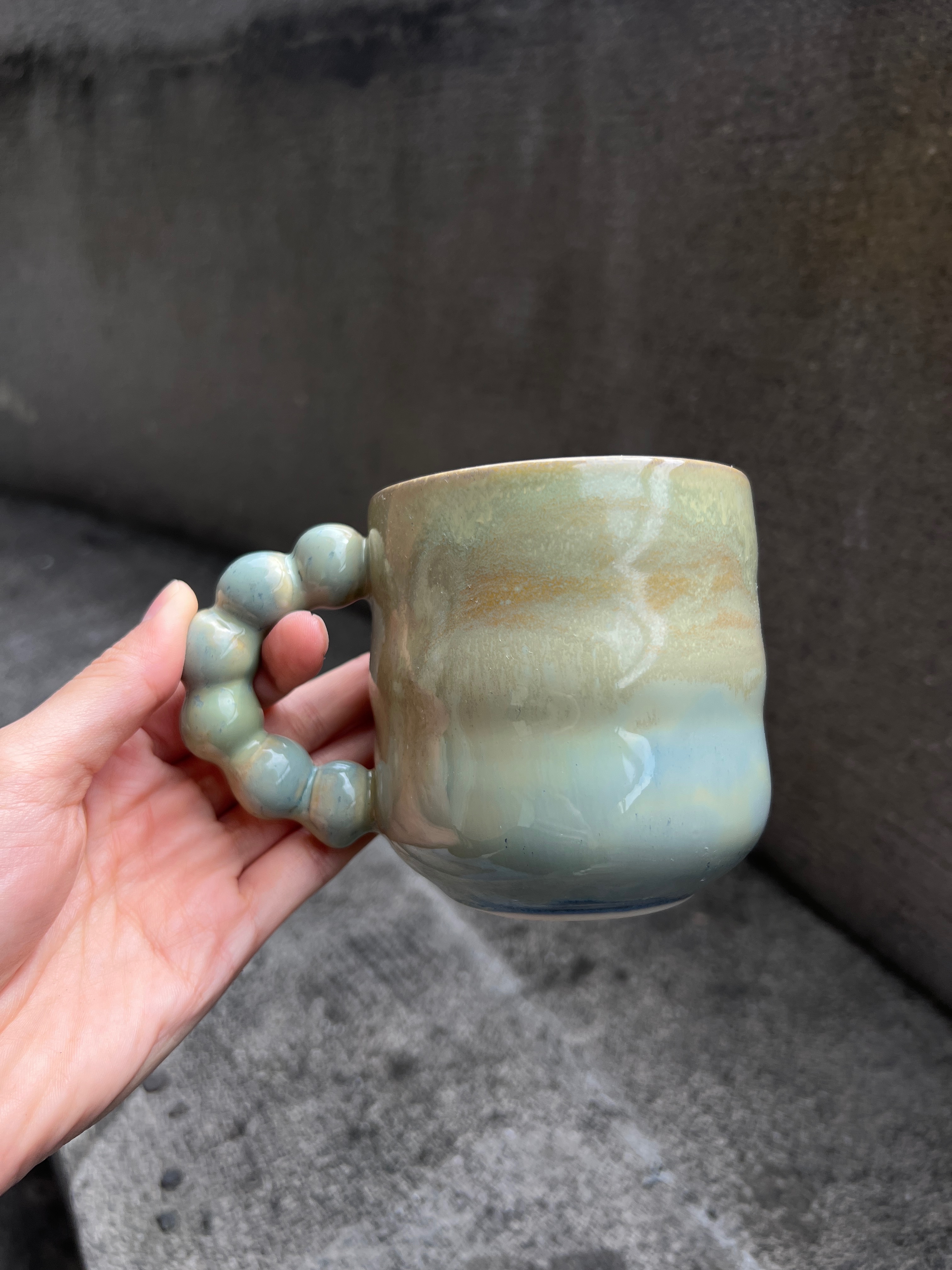 綠藍波提泡泡杯（不建議當食器）