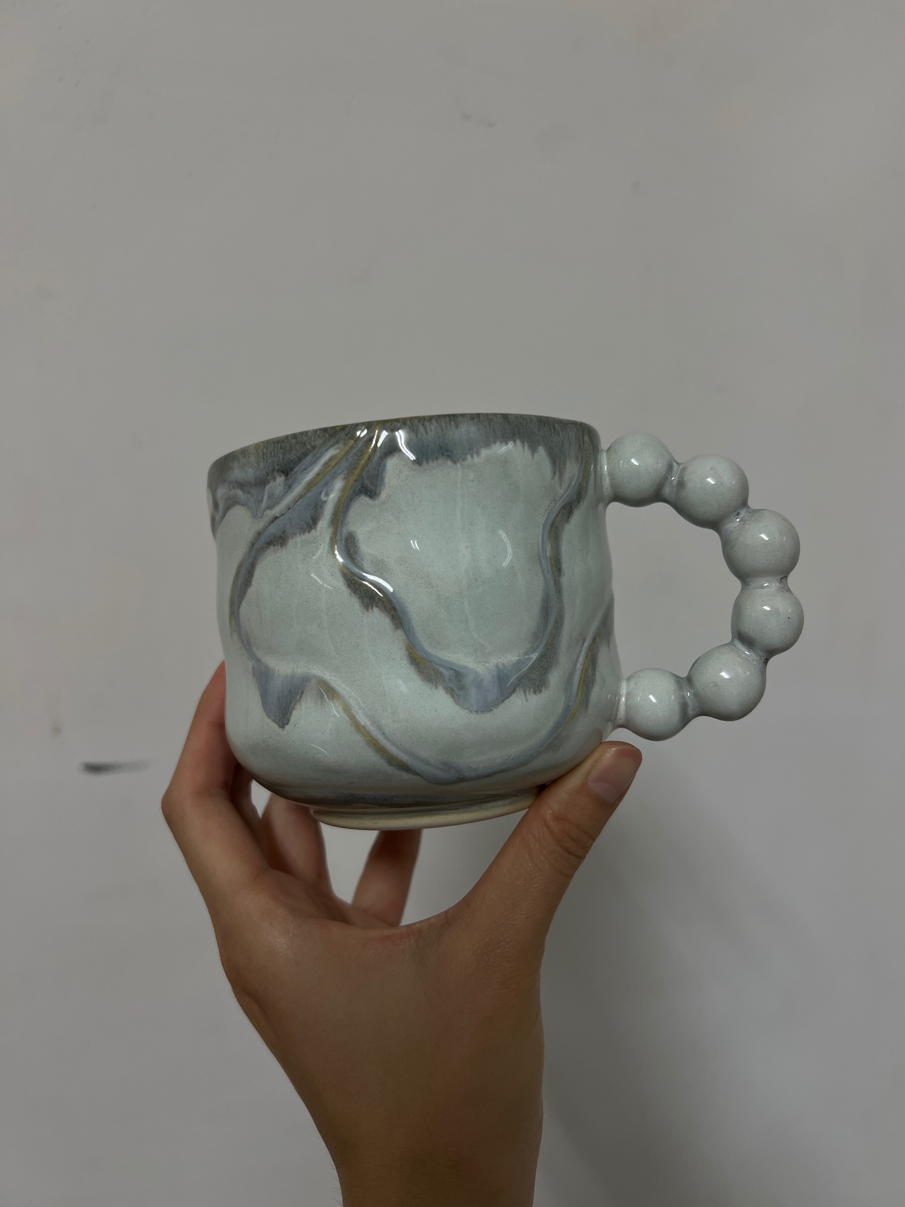 波浪藍波提泡泡杯