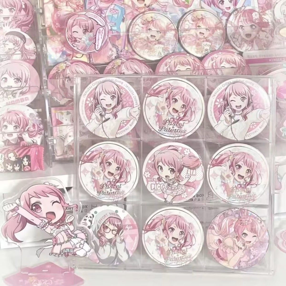 ✮𓂂⋆10.˚⋆⑅九宮格徽章展示架（適用52-58mm徽章）