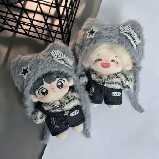 ✮𓂂⋆10.˚⋆⑅y2k奶酷小貓娃衣（適用十公分娃）
