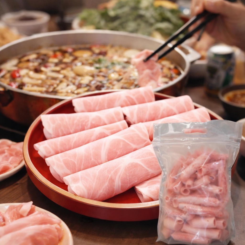 火鍋豬肉片🐷/雪花牛肉片🐂/安格斯板腱牛✨，混搭3種才有出貨