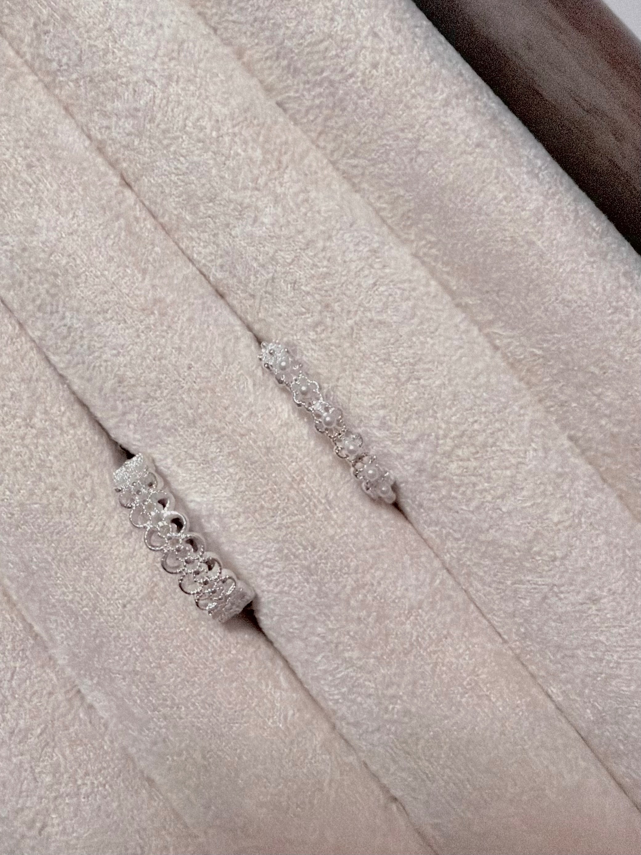 𝟵𝟮𝟱純銀｜𝐏𝐫𝐢𝐧𝐜𝐞𝐬𝐬’𝐬 𝐫𝐢𝐧𝐠𝐬 公主的花邊戒指🌷