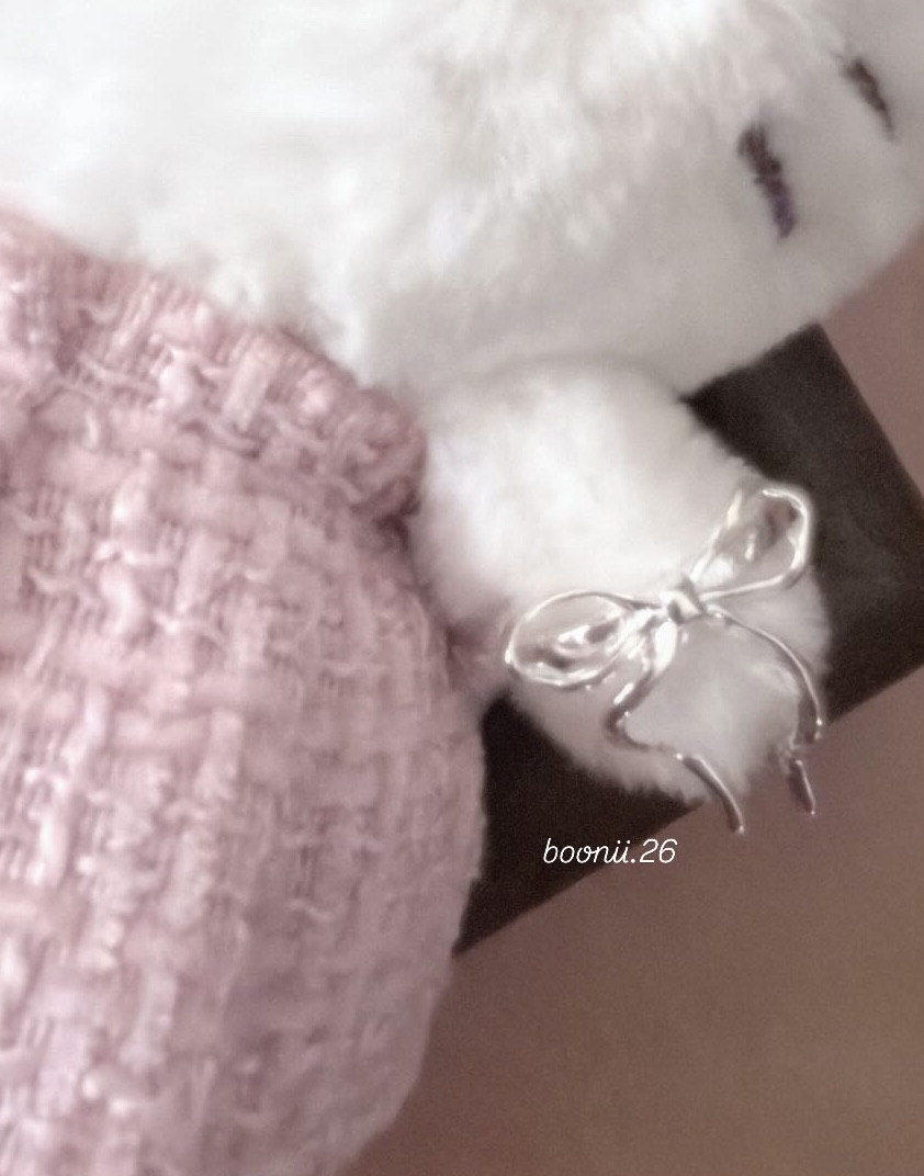 𝟵𝟮𝟱純銀｜𝐑𝐢𝐛𝐛𝐨𝐧 蝴蝶結緞帶感戒指🩰