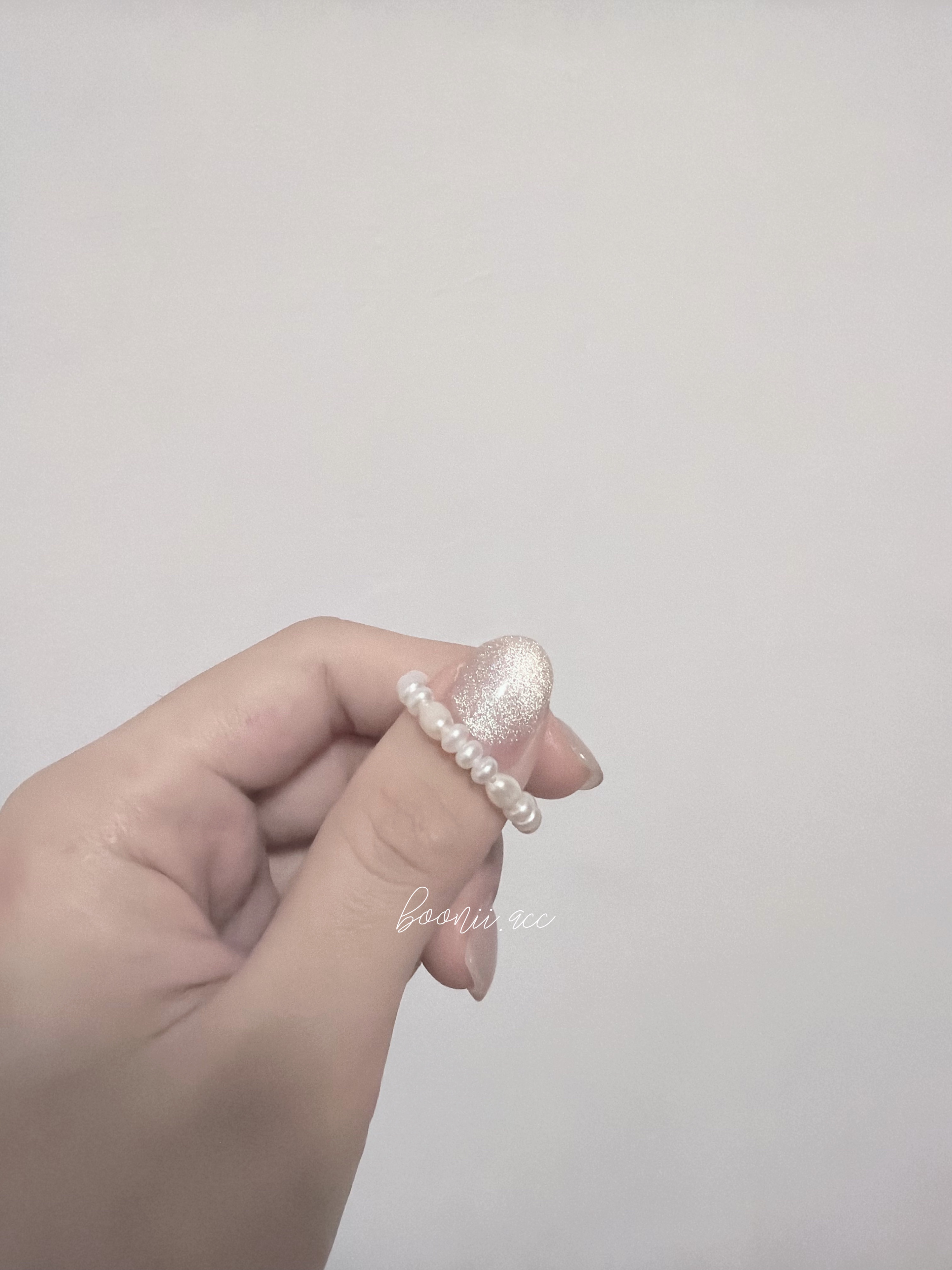 𝐏𝐮𝐫𝐞 𝐩𝐞𝐚𝐫𝐥𝐬 溫柔氣質天然淡水珍珠戒🐚🤍