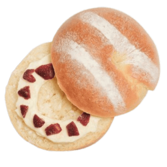 初雪草莓貝果（冬季限定）Strawberry ＆ White Chocolate