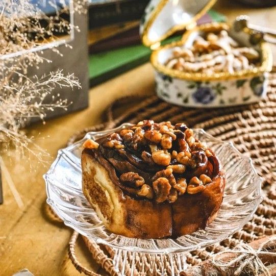 英式海鹽焦糖核桃肉桂捲Old Fashion Cinnamon Roll