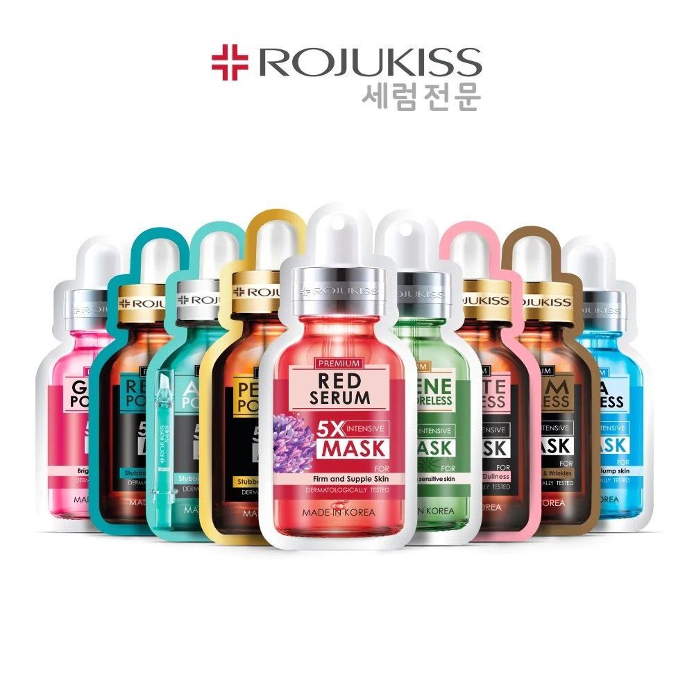 【預購】泰國超人氣｜韓國 ROJUKISS 5X 密集精華面膜 （勿直接下單 請先私訊IG詢問⮕@_w.e_shop_）