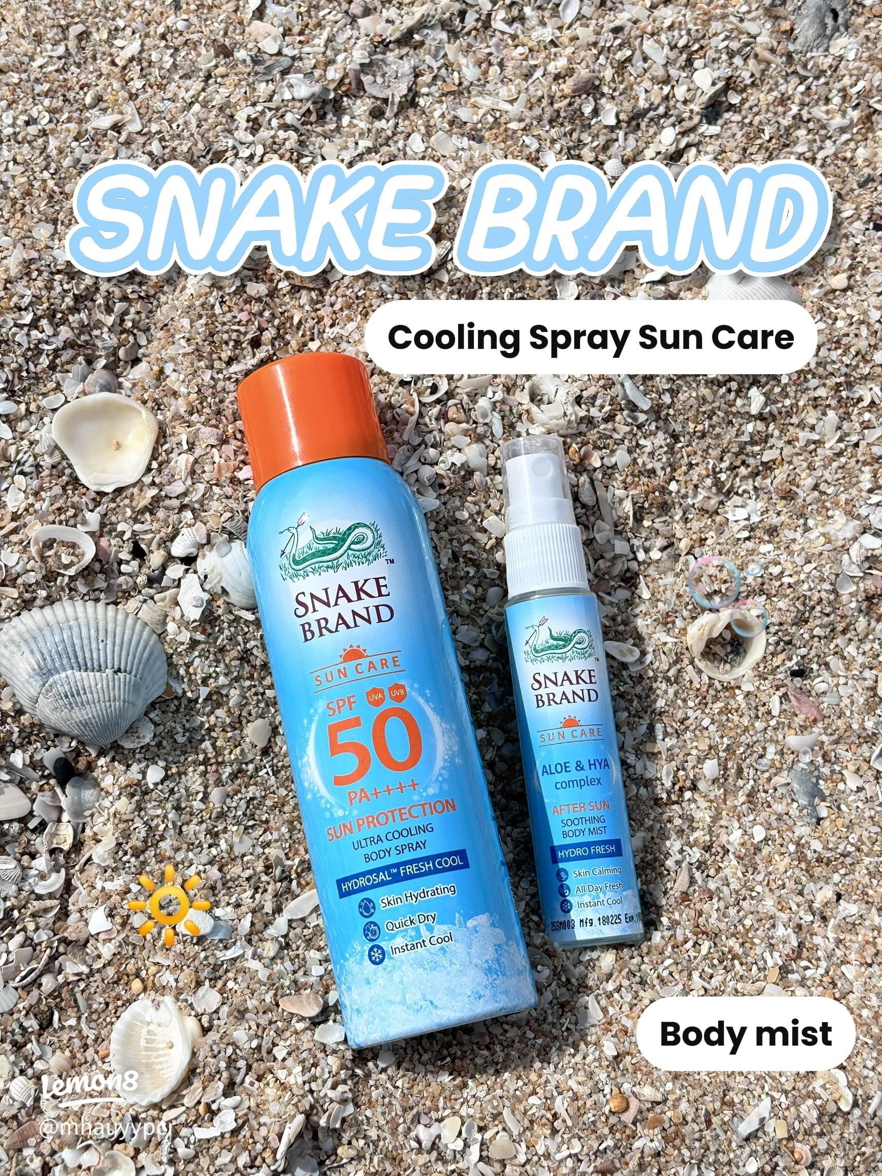 【預購】 Snake Brand清涼防曬/曬後舒緩保濕噴霧噴霧（勿直接下單 請先私訊IG詢問⮕@_w.e_shop）