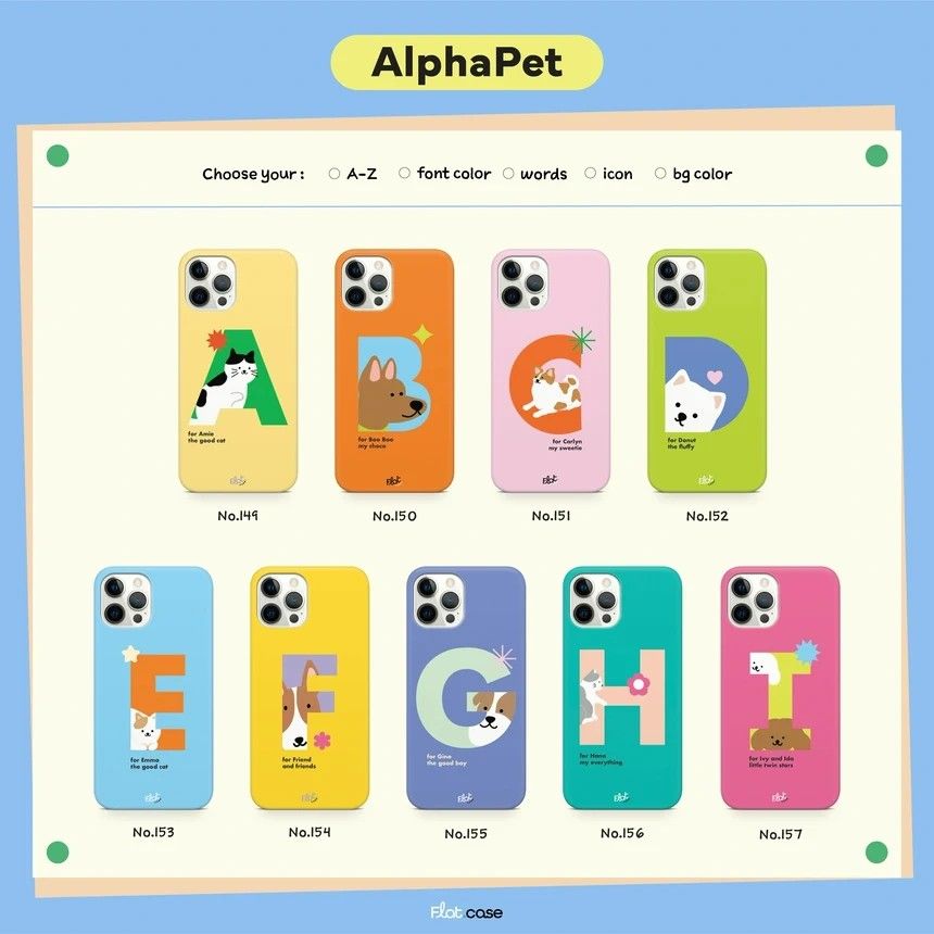 【預購】AlphaPet 客製化手機殼（勿直接下單 請先私訊IG詢問@_w.e_shop_）