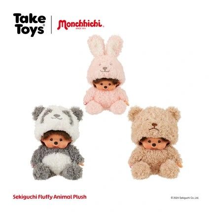 【預購】Monchhichi Fluffy Animal （勿直接下單 請先私訊IG詢問⮕@_w.e_shop_）