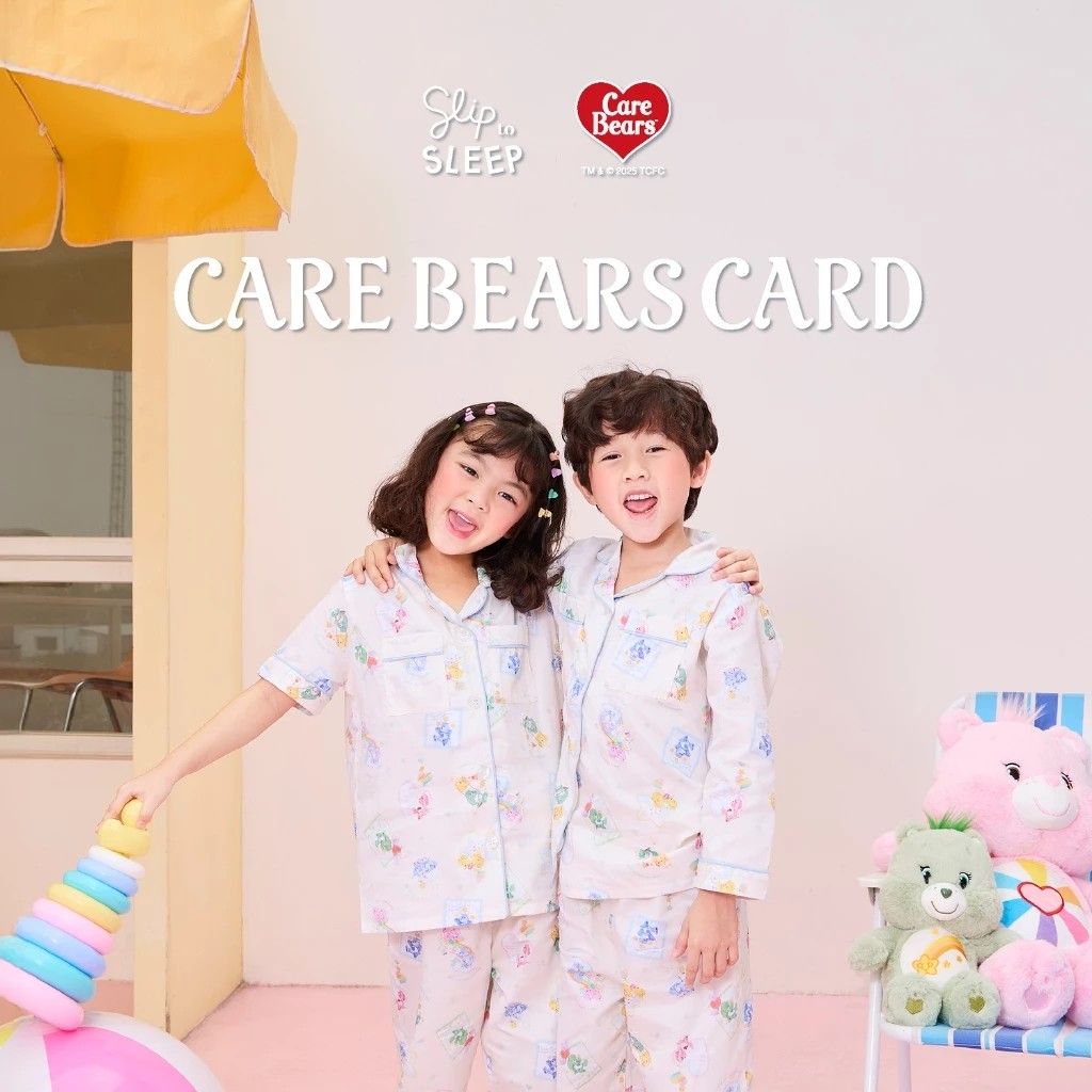 【預購】slip to sleep X carebear兒童睡衣（勿直接下單 請先私訊IG詢問⮕@_w.e_shop_）