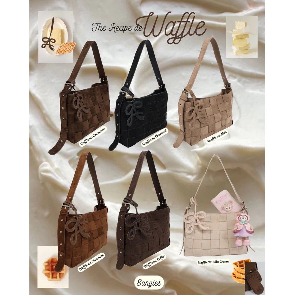【預購】8anglesshop Waffle 編織包（勿直接下單 請先私訊IG詢問⮕@_w.e_shop）