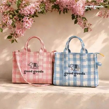 【預購】Good Goods 手工棉布手提包  （勿直接下單 請先私訊IG詢問⮕@_w.e_shop）