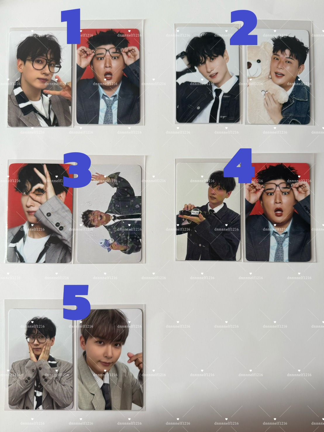 SJ 年曆後續隨機小卡組