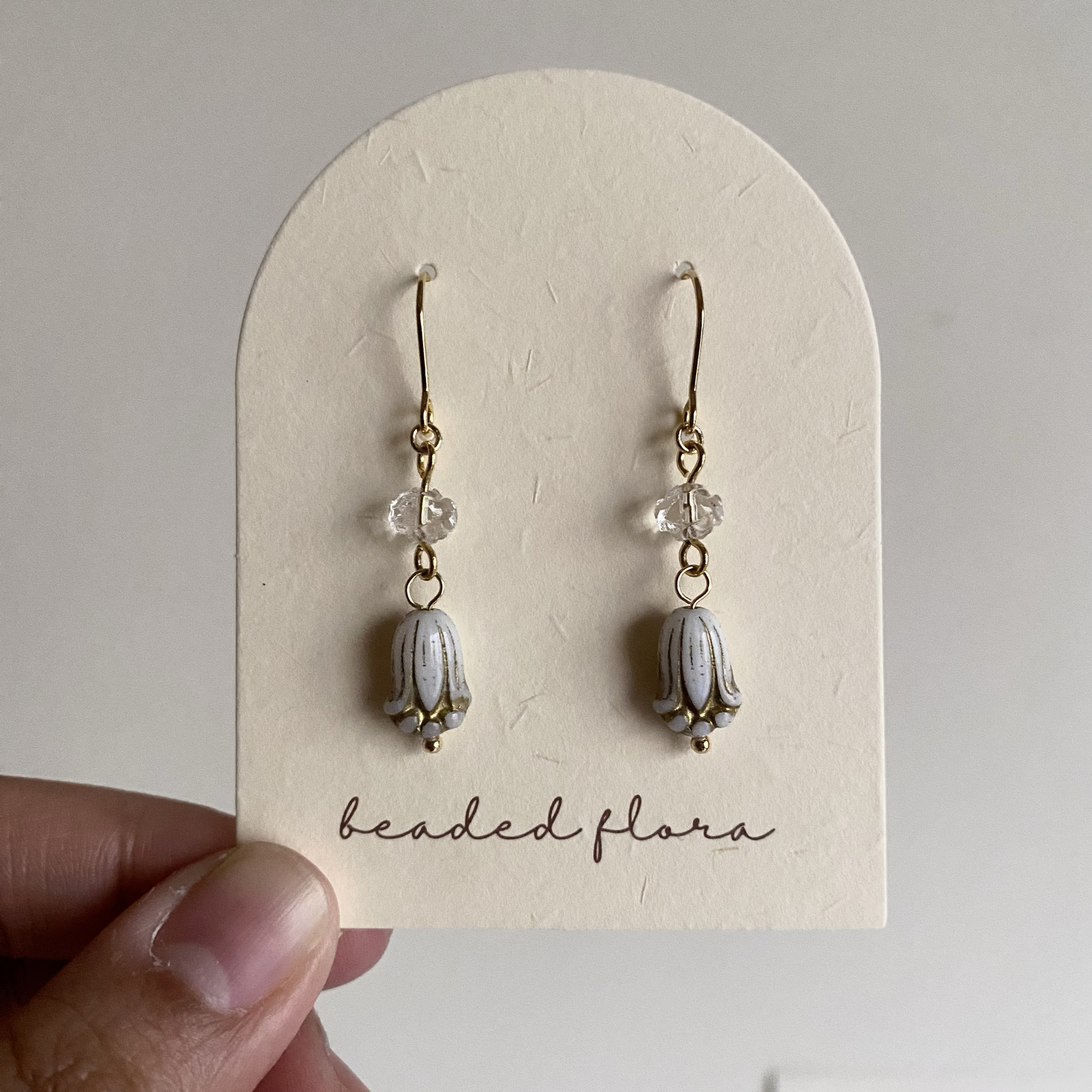 教堂鬱金香耳環