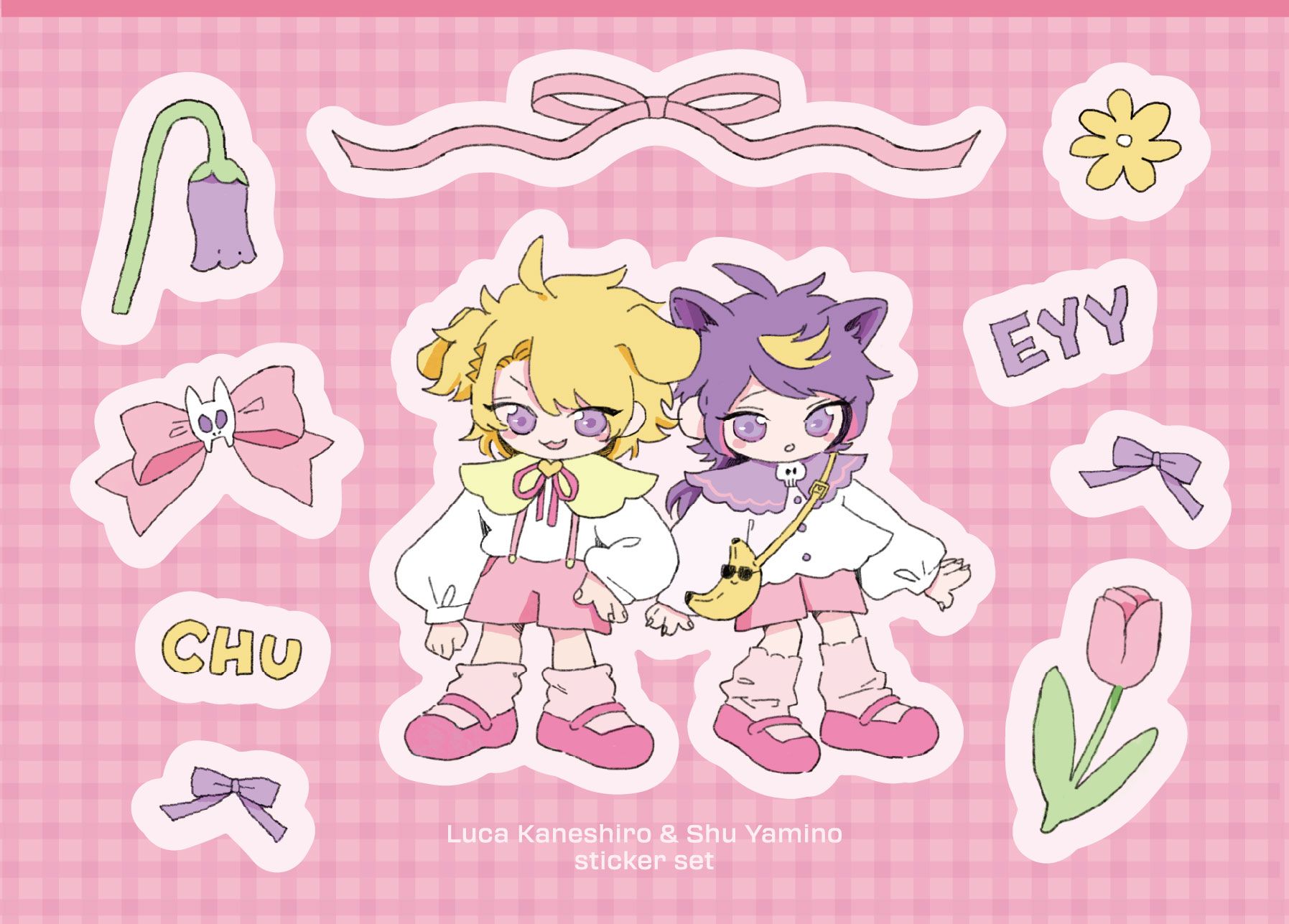 Shuca 圖鑑貼紙 彩虹社