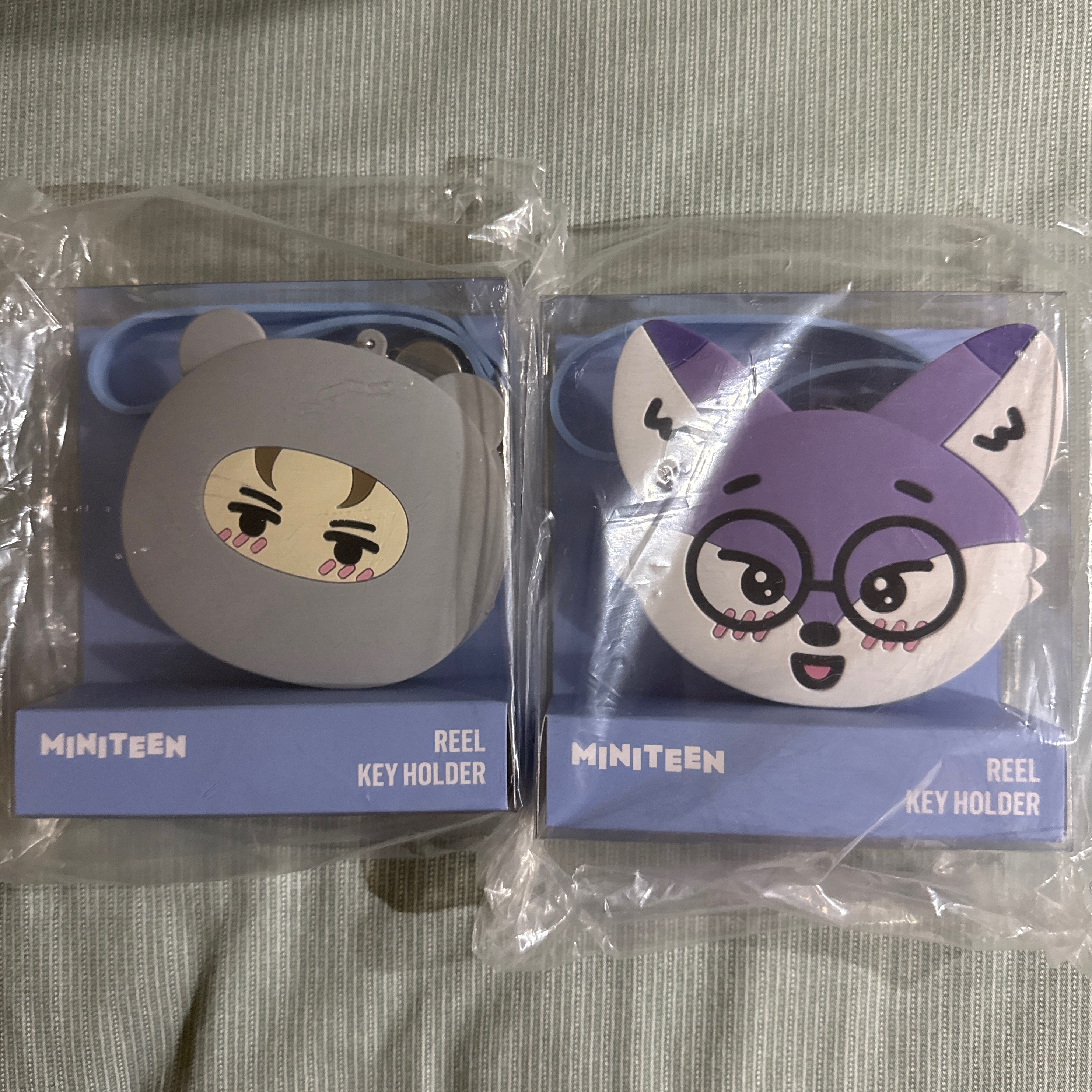 MINITEEN伸縮鑰匙扣零錢包