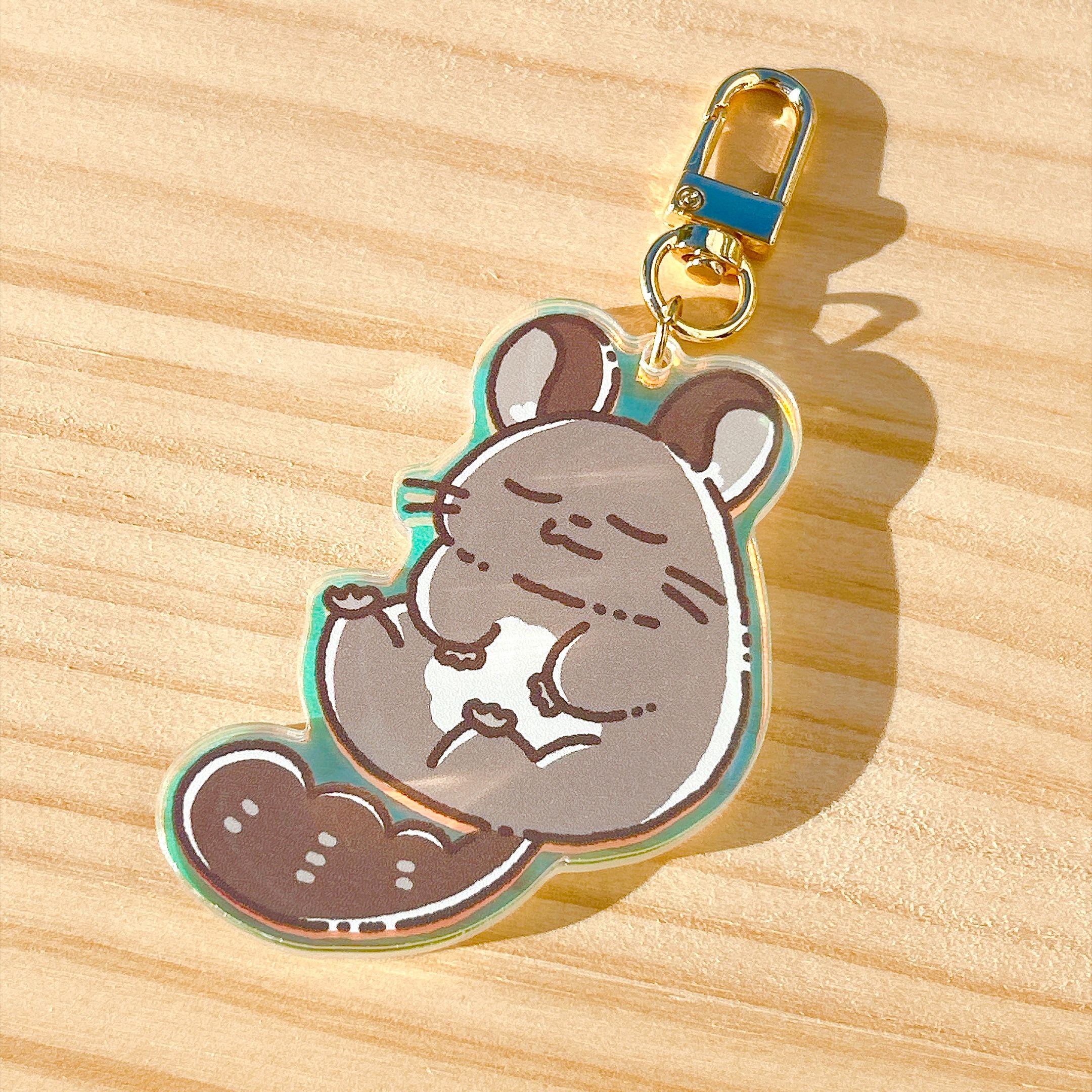 ꒰ 大栗子炫彩壓克力吊飾 ꒱