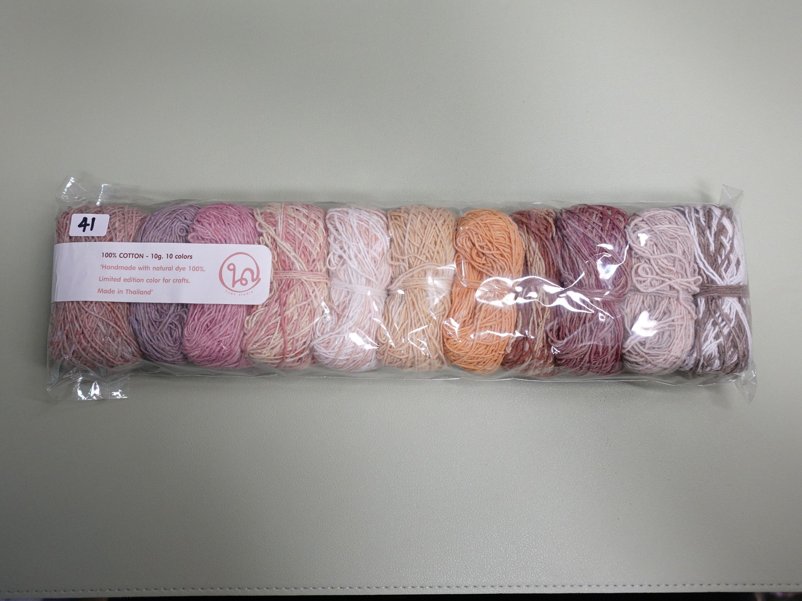 泰國設計師天然染棉線（NO.41）