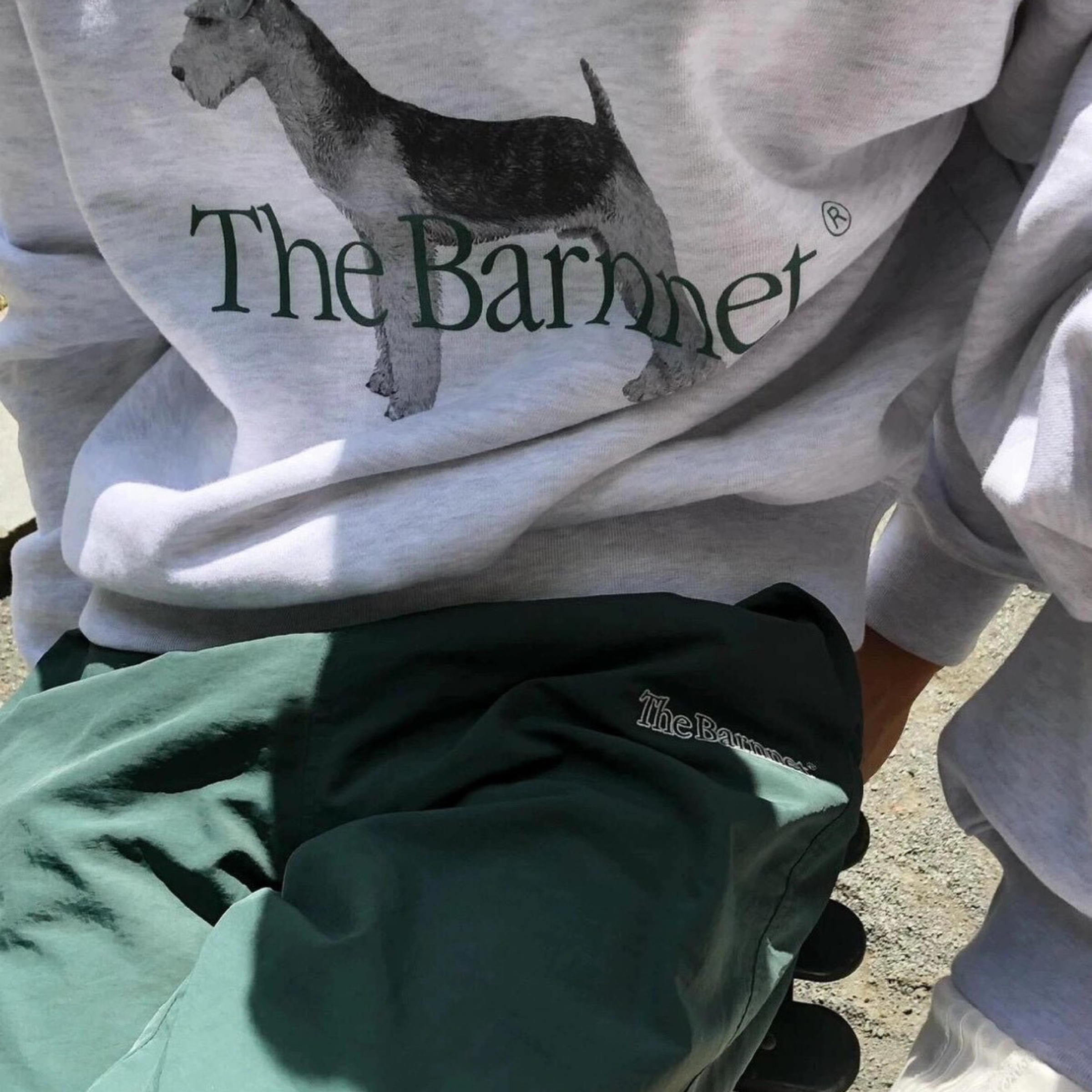 26/3 the barnnet八奶家男女同款狗狗字母印花長袖衛衣  #D