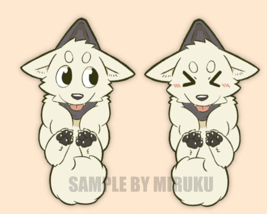 酥酥白狗狗吊飾