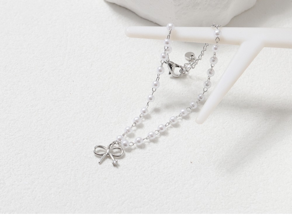 Pearl Whisper｜珍珠蝴蝶結手鍊