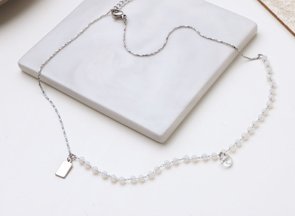 Half Light｜半光感水晶項鍊